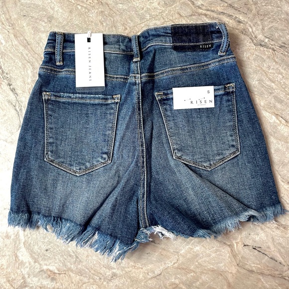 Folded waist Jean Shorts XS/S - Picture 2 of 6